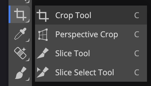 Square crop tool